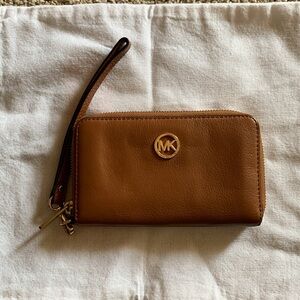 Michael Kors Leather Wristlet